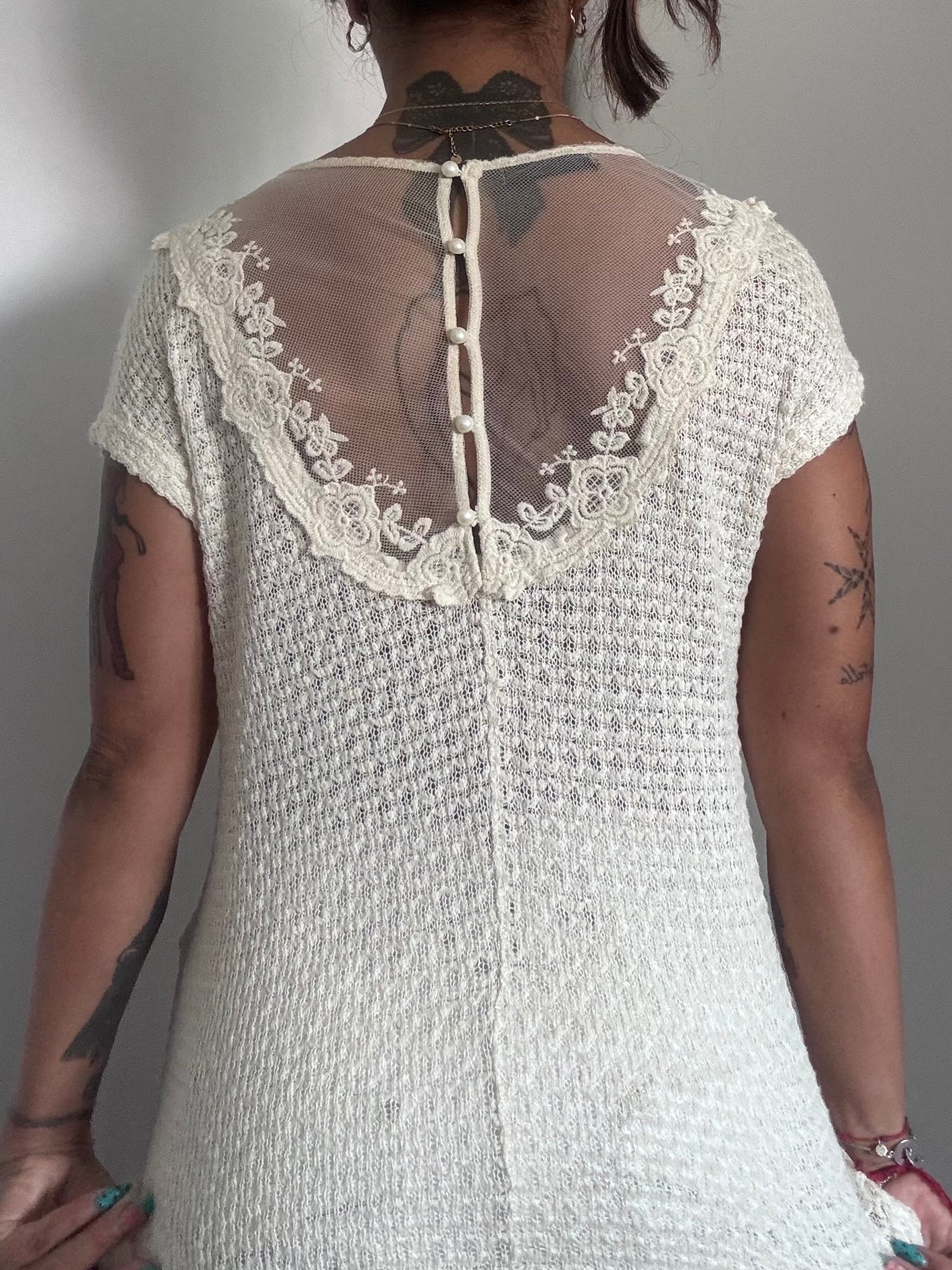 Haut tunique en coton Believe…E – Taille S – Esprit bohème