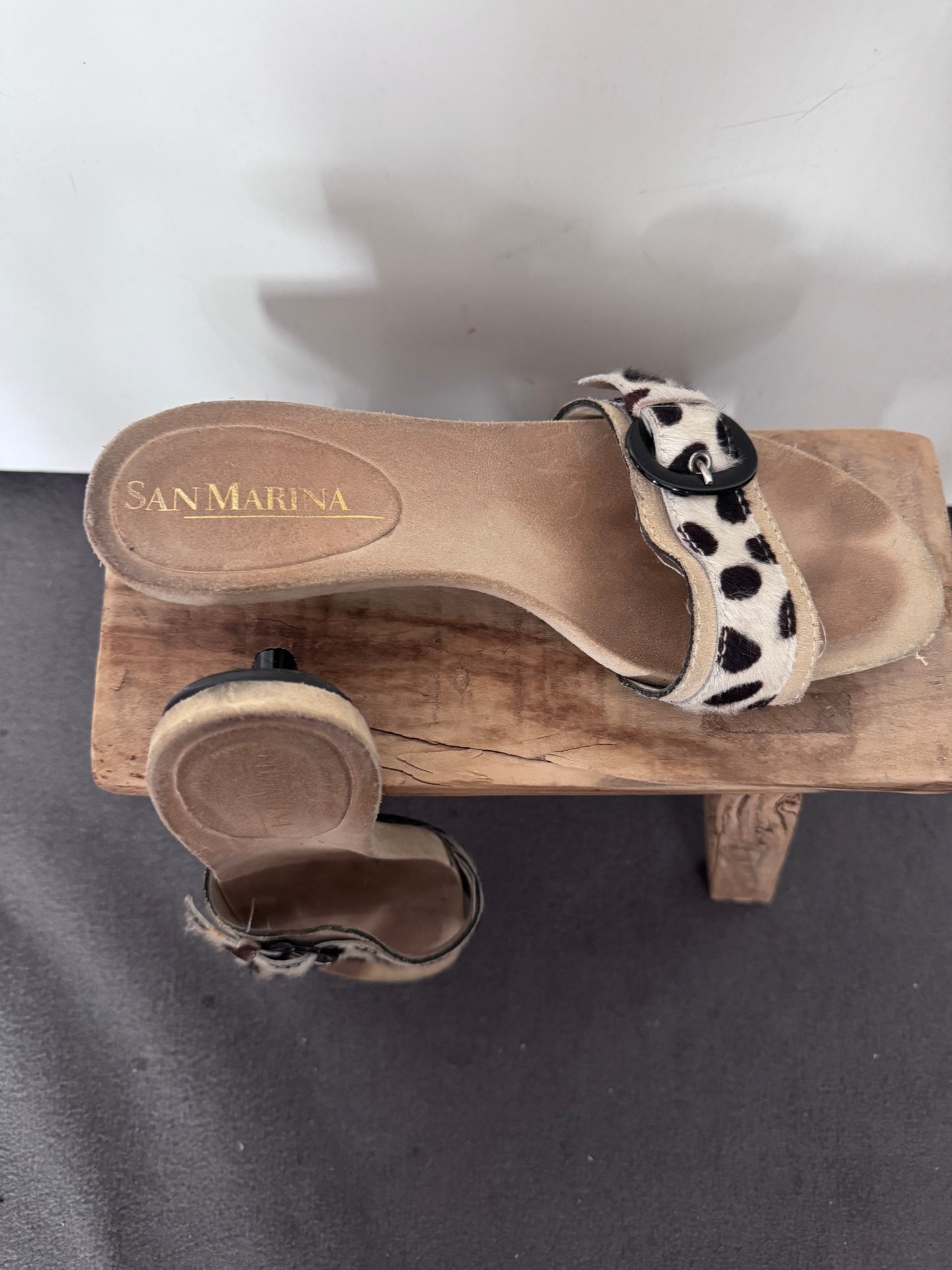 Sandales San Marina en cuir véritable taille 38