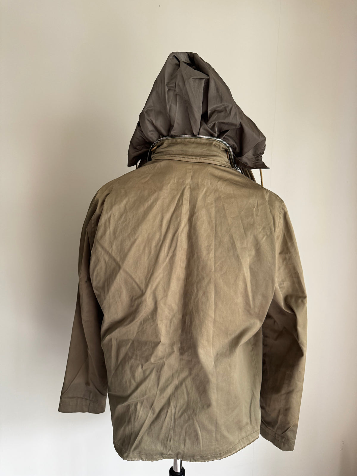 Veste Field Jacket A.P.C. Vintage – Coton Kaki, Col Velours Côtelé & Capuche Amovible