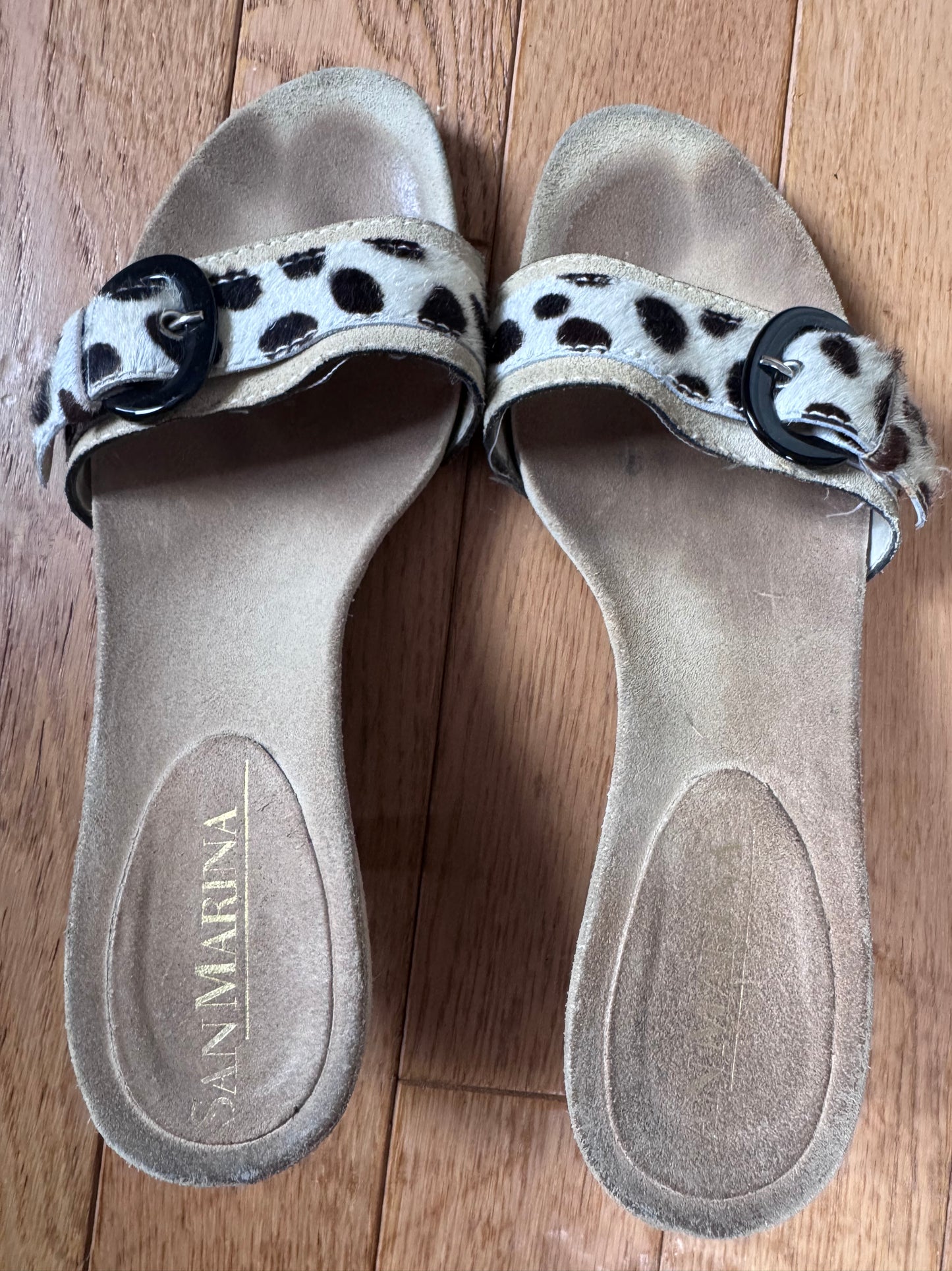 Sandales San Marina en cuir véritable taille 38