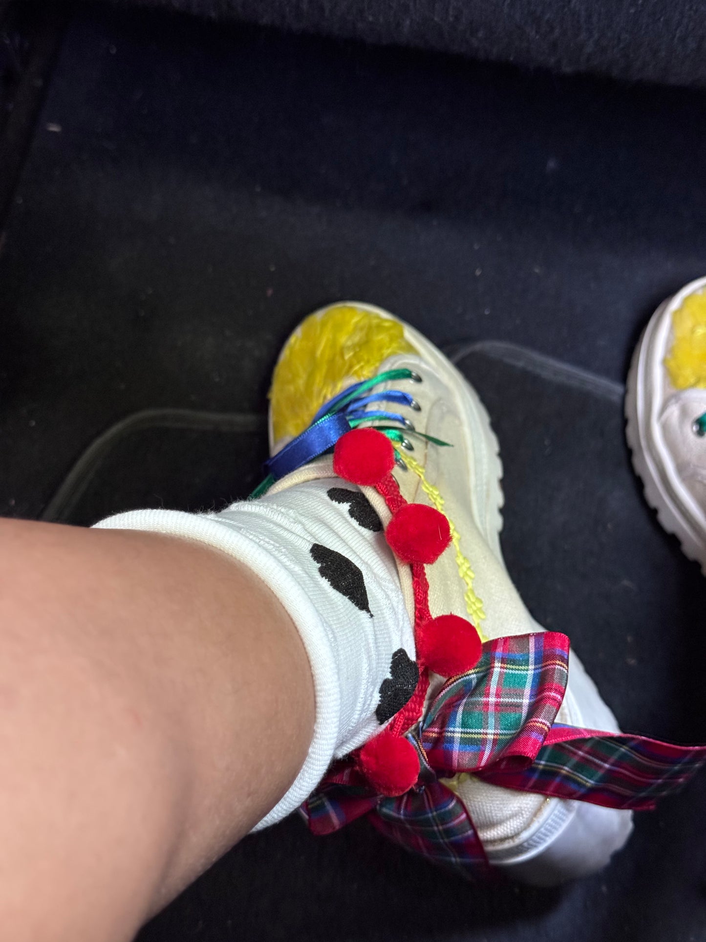 Chaussures kawaii Harajuku custom plateforme rares T38 style japonais créateur
