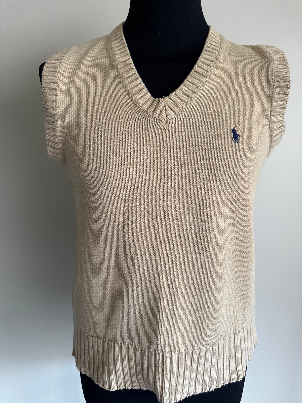 Pull Sans Manches Polo Ralph Lauren Vintage –  (Style Preppy)