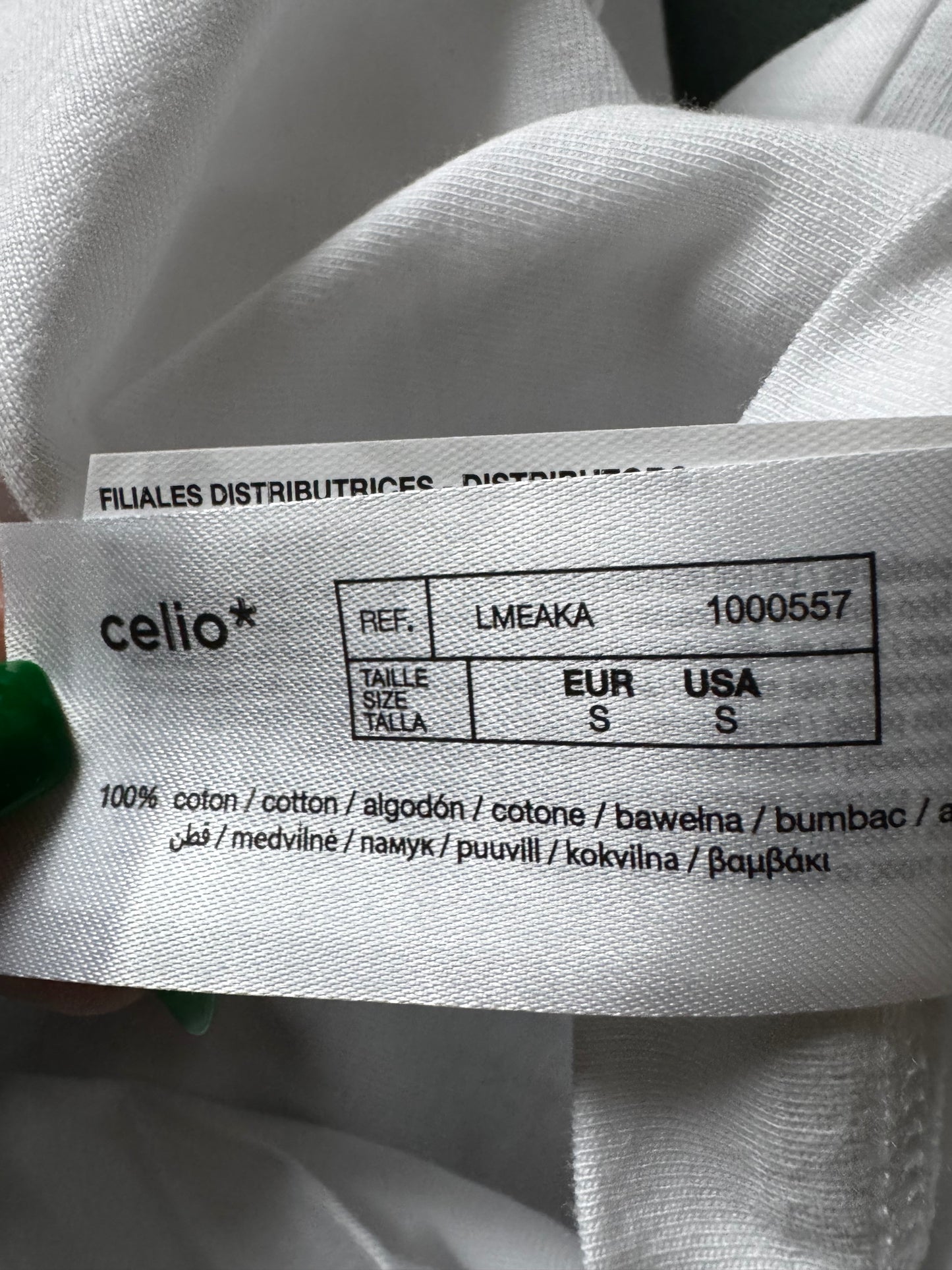 T-shirt Naruto Akatsuki Celio neuf coton blanc taille S | ChicRetroStore