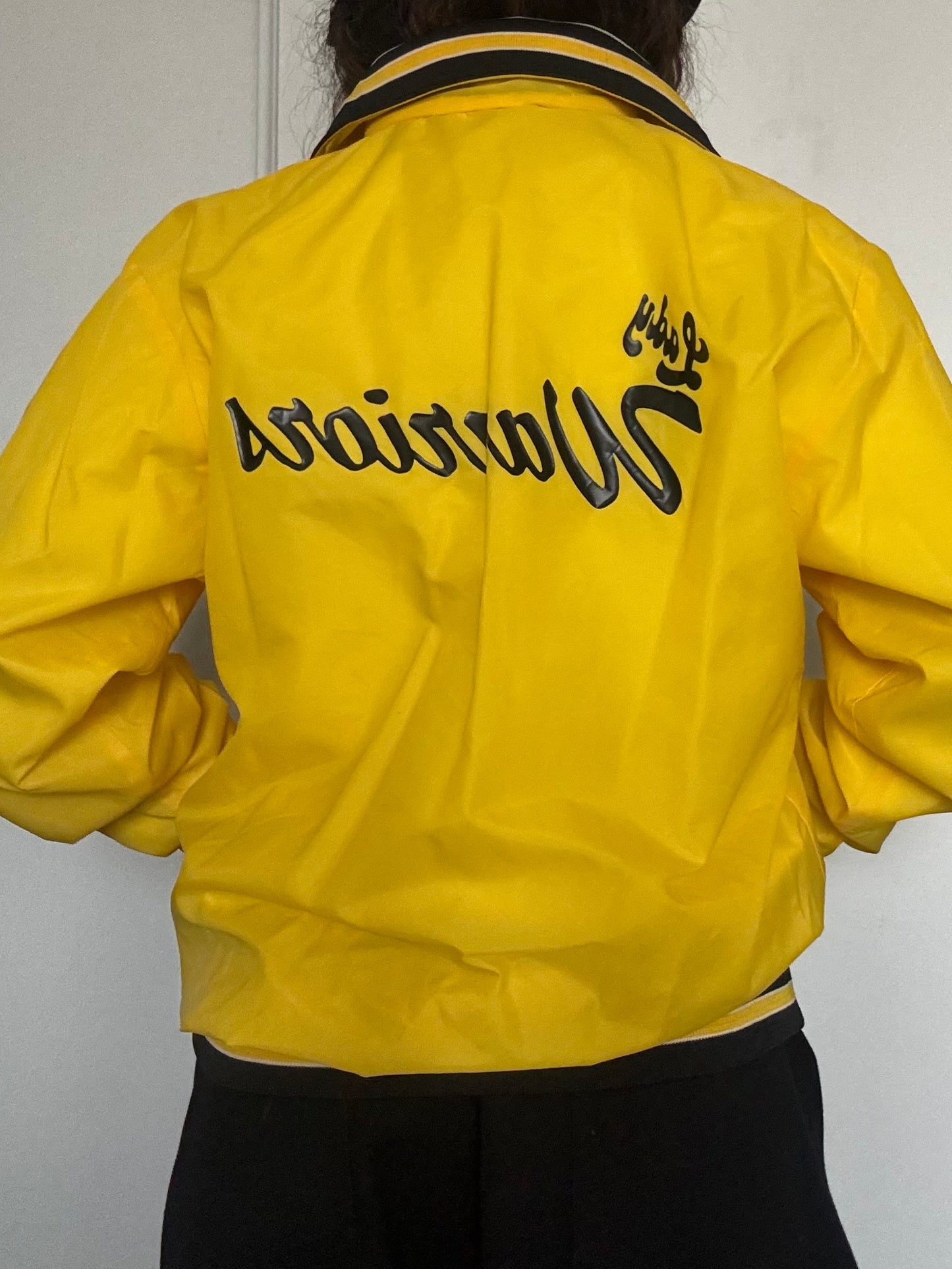 Veste vintage Windless Custom Limited jaune – Made in USA – Taille M