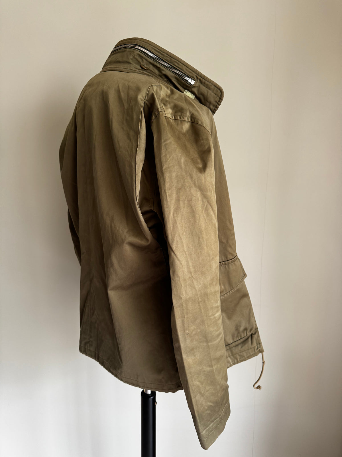 Veste Field Jacket A.P.C. Vintage – Coton Kaki, Col Velours Côtelé & Capuche Amovible