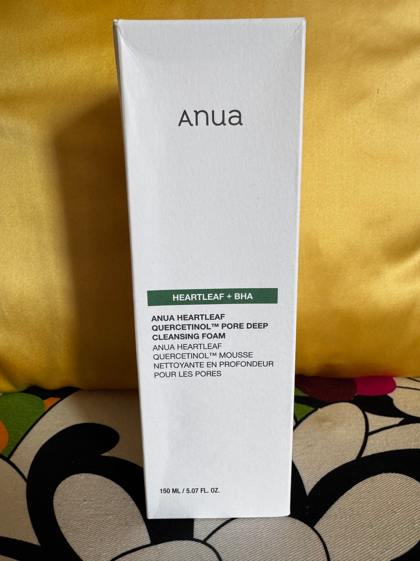 Nettoyant Visage Coréen Pores Profonds BHA – Heartleaf Quercetinol Cleansing Foam | Anua