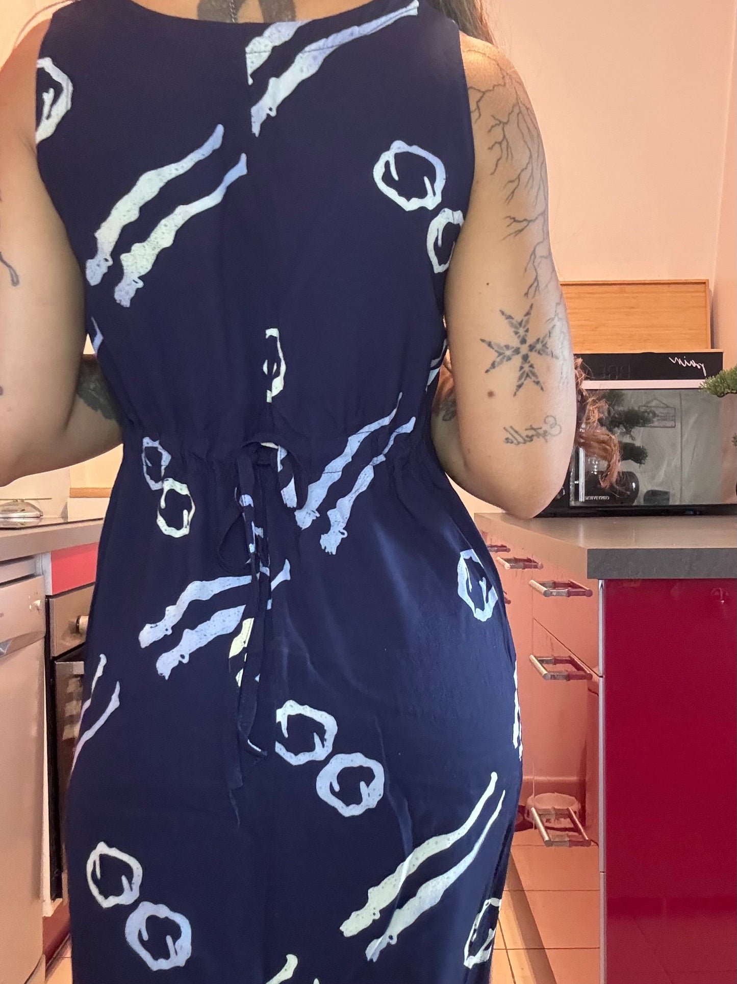Robe longue Bali Bagus fendue bohème chic taille S