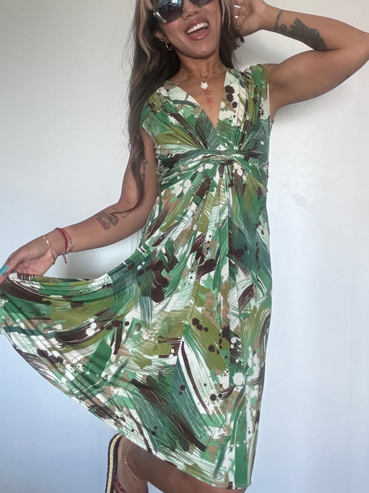 Robe d’été imprimée M. Élégance Paris – Taille unique