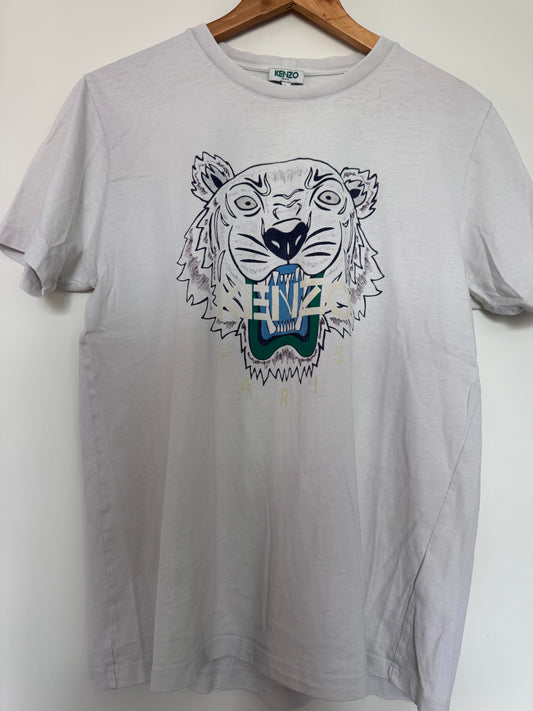 T-shirt Kenzo Tiger blanc – Taille M