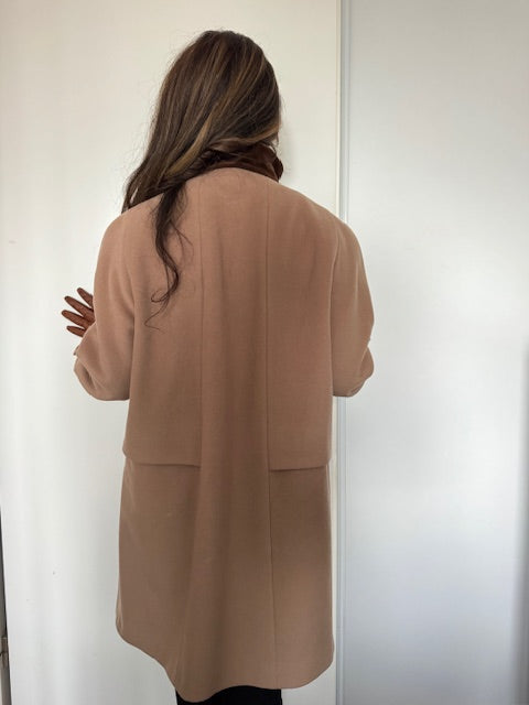 Manteau chic en cachemire et laine- Made in italy