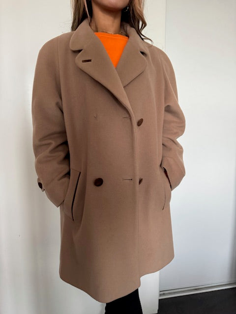 Manteau chic en cachemire et laine- Made in italy