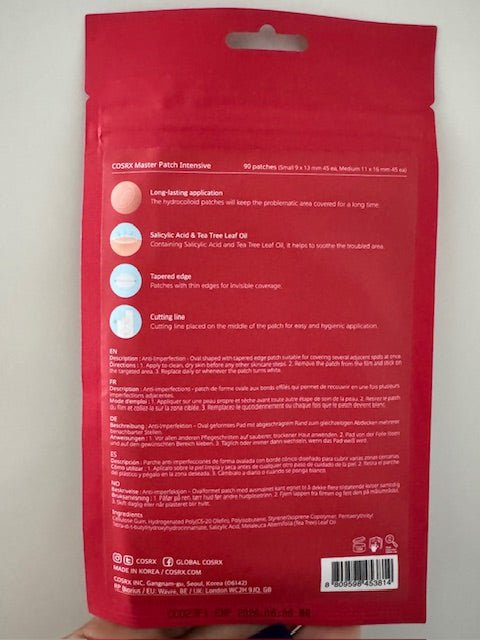 COSRX Master Patch intensive- Patchs Anti-imperfections (90 patchs)