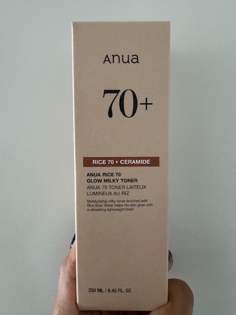 Anua Rice 70 Glow-Milky Tonique éclaircissant laiteux au riz