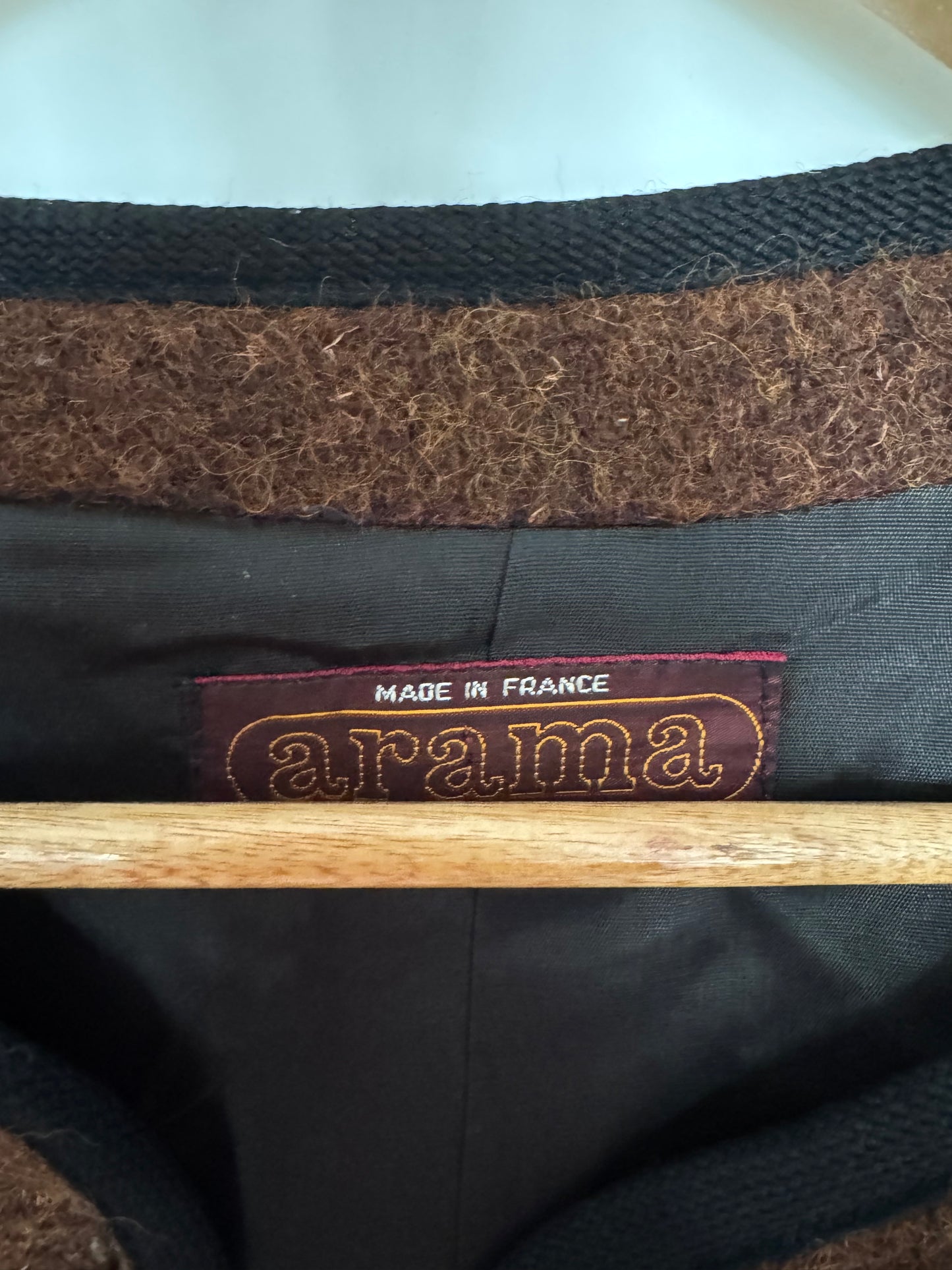 VESTE VINTAGE ARAMA EN LAINE- MADE IN FRANCE