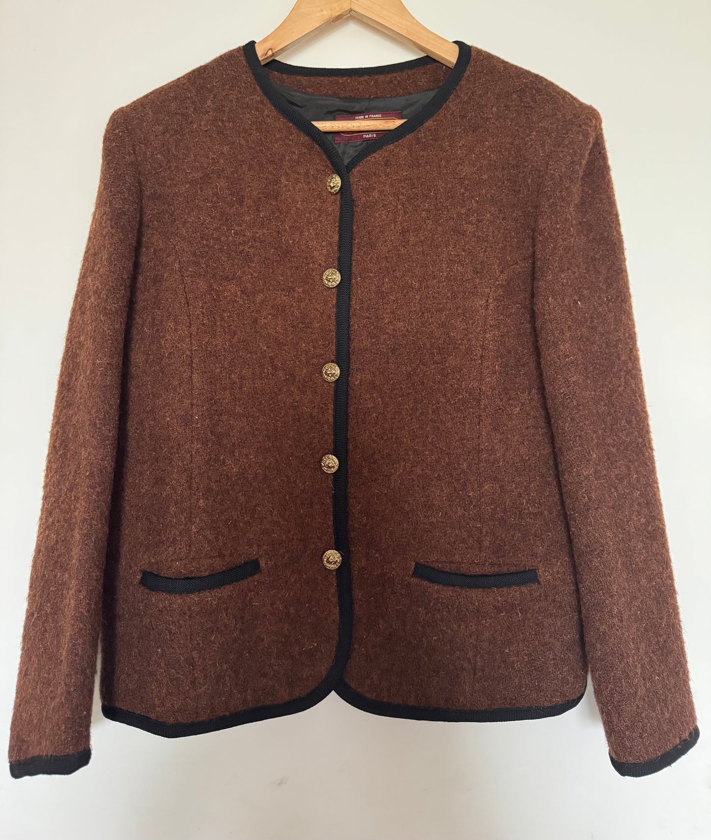VESTE VINTAGE ARAMA EN LAINE- MADE IN FRANCE