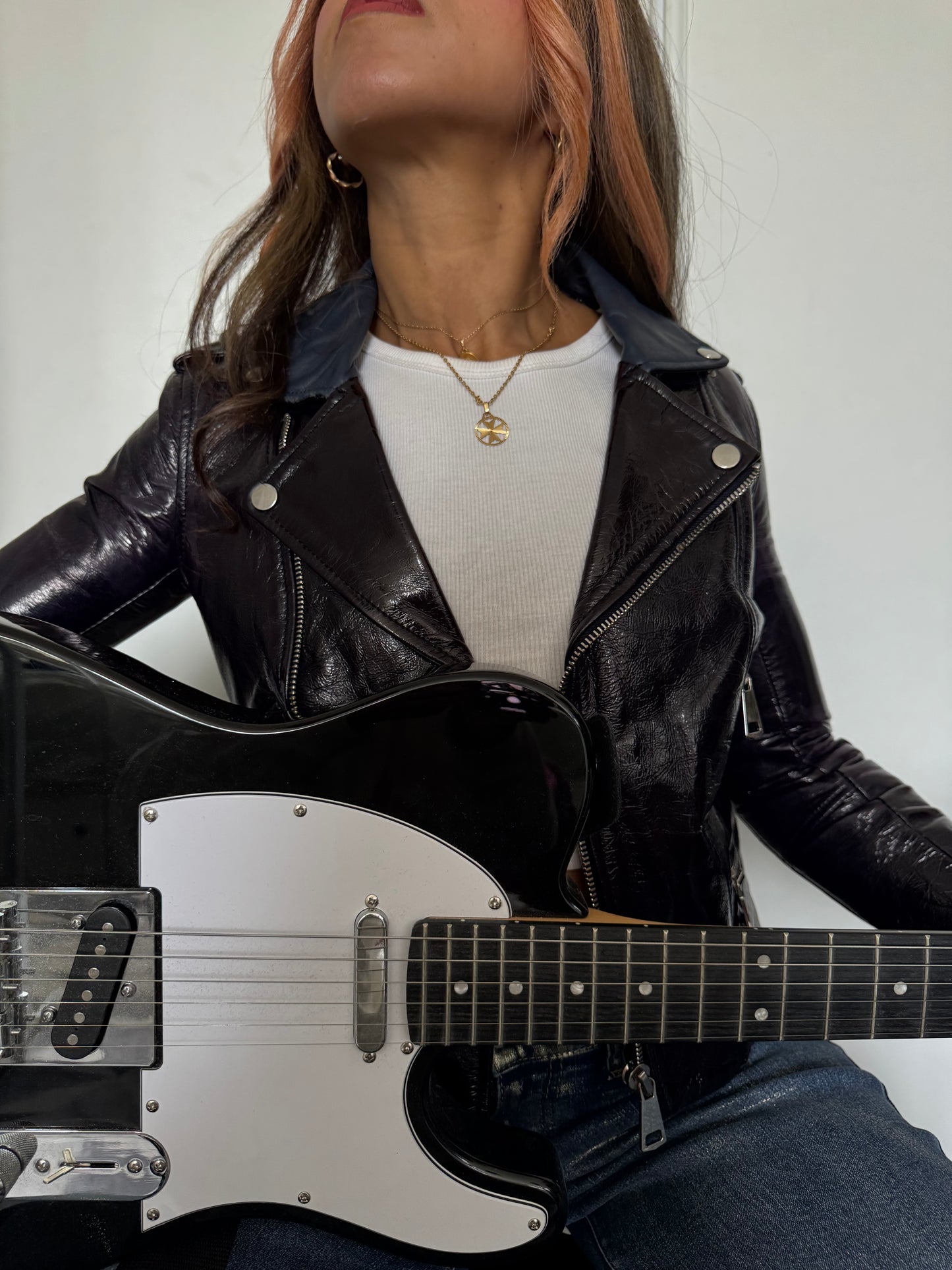 Veste en cuir Perfecto "MAJE" seconde main