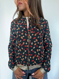 Gilet  imprimée  turin "Rue des Abbesses"