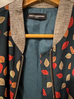 Gilet  imprimée  turin "Rue des Abbesses"