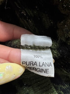 CARDIGAN EN LAINE ORNE DE PERLE MADE IN ITALY