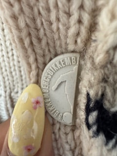 CARDIGAN BIKKEMBERGS EN LAINE MADE IN ITALY- TAILLE L