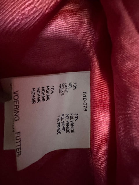 Veste en Laine et mohair à carreaux-Made in italy