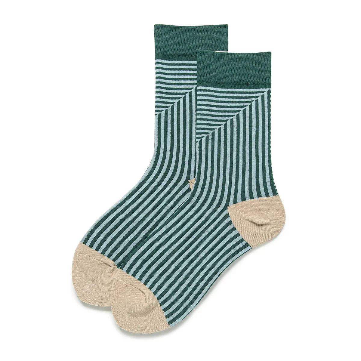 CHAUSSETTES RETRO A RAYURES MULTICOLORE COREENNES