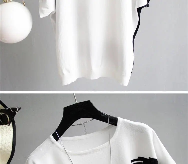 PULL CASUAL MANCHE COURTE