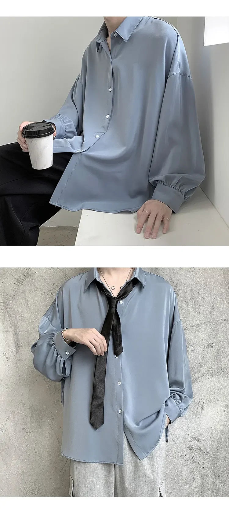 CHEMISE A MANCHES LONGUES CONFORTABLE STYLE COREEN