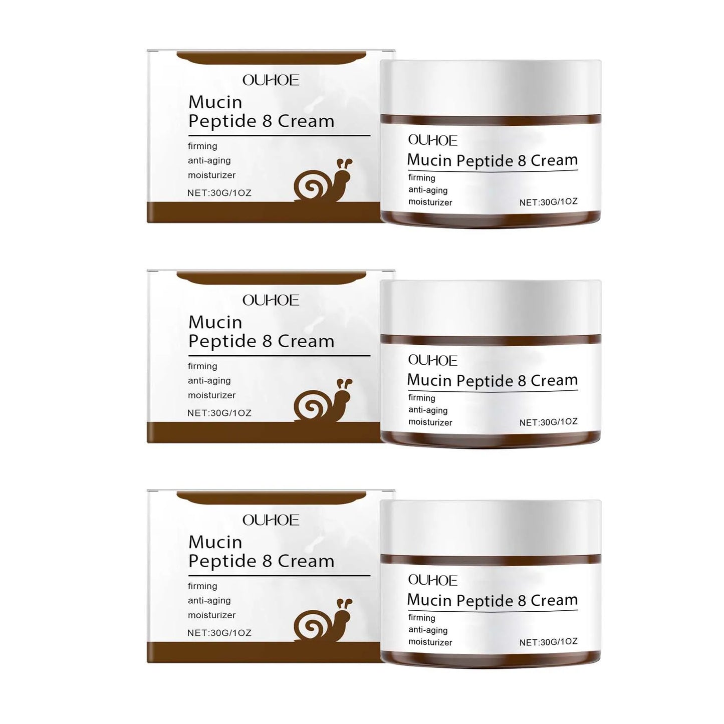CREME DE RAJEUNISSEMENT AU PEPTIDE DE MUCINE 8