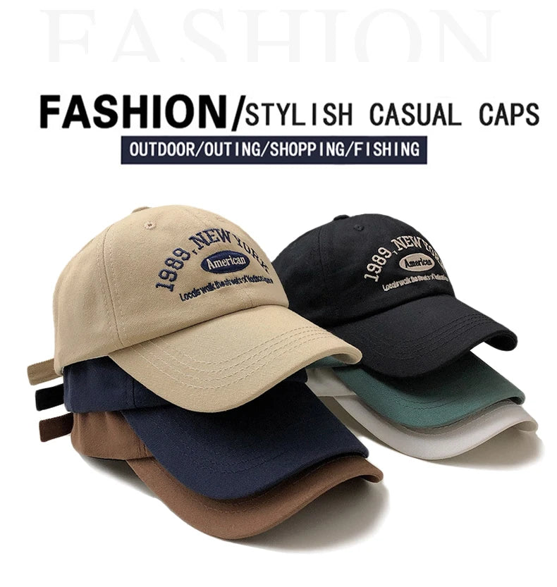 CASQUETTE DE BASEBALL RETRO COREENNE POLYVALENTE