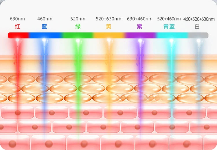 MASQUE FACIAL 7 LED