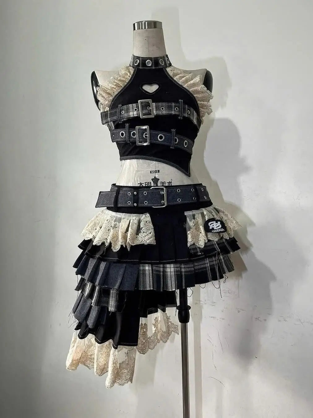 Ensemble 2 pièces Punk Vintage Y2K