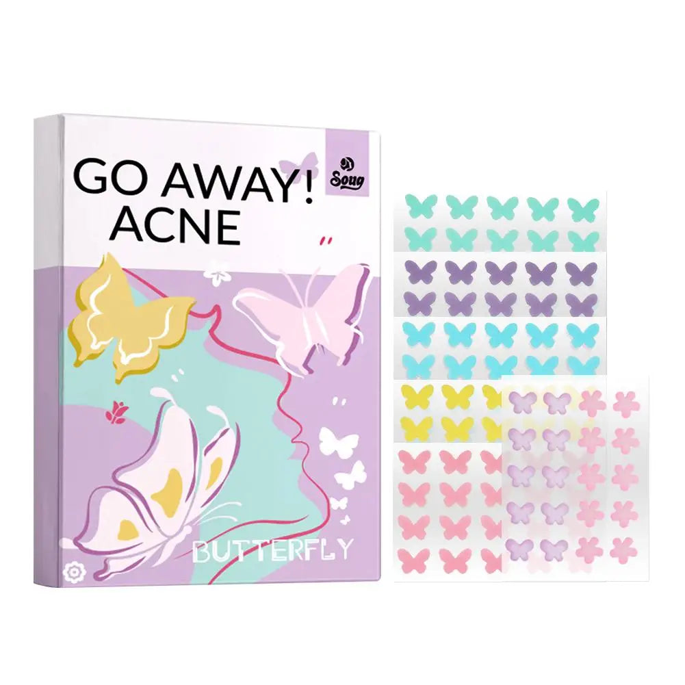 PATCHS ANTI-ACNE BUTTERFLY, AUTOCOLLANTS INVISIBLE