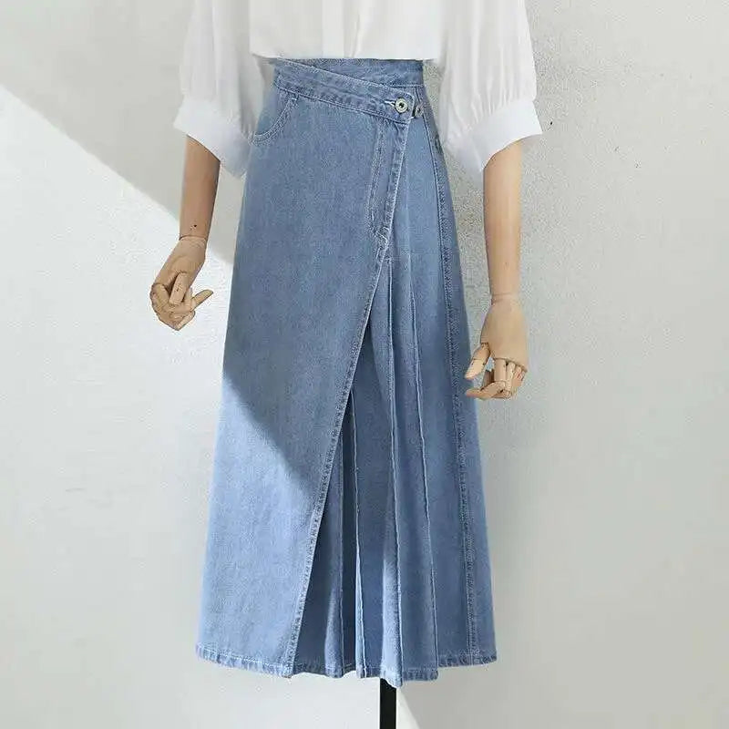 JUPE LONGUE DENIM
