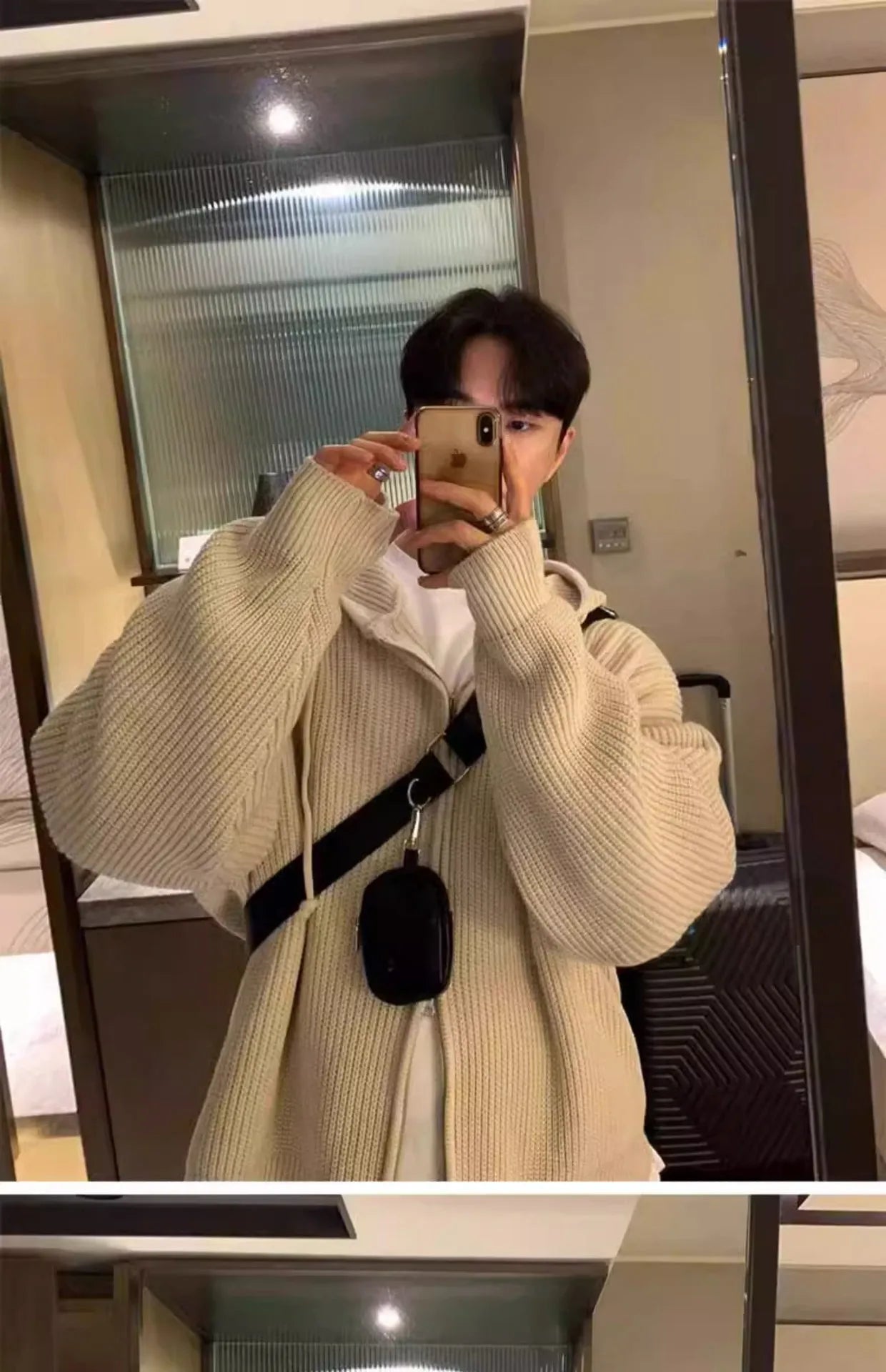 CARDIGAN A CAPUCHE  POUR HOMME