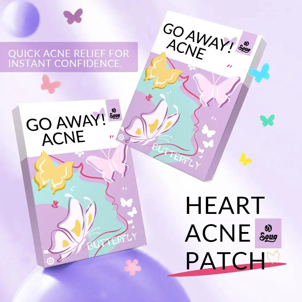 PATCHS ANTI-ACNE BUTTERFLY, AUTOCOLLANTS INVISIBLE