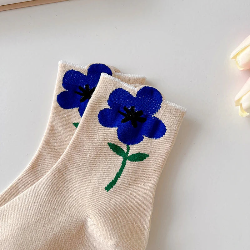 CHAUSSETTES COREENNES A MOTIF
