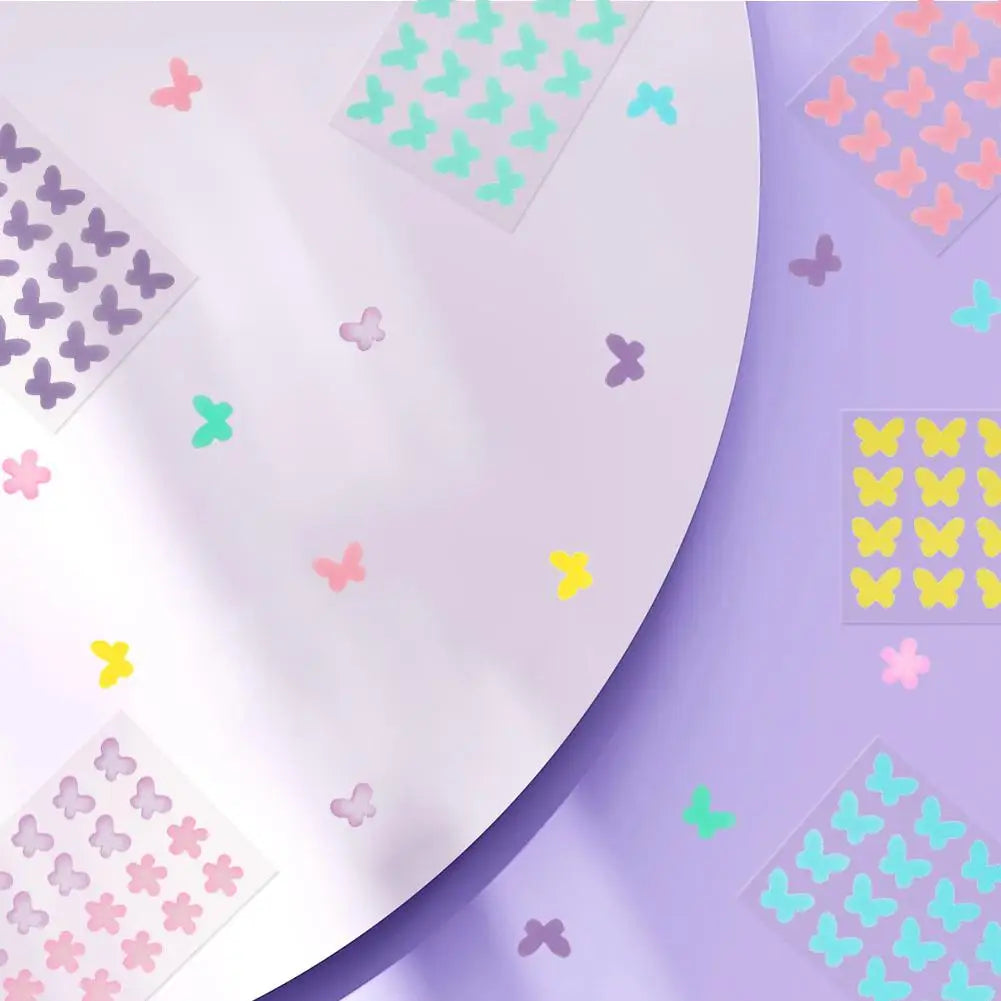 PATCHS ANTI-ACNE BUTTERFLY, AUTOCOLLANTS INVISIBLE
