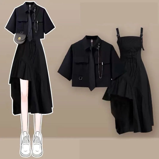 ENSEMBLE VESTE ET JUPE COREEN