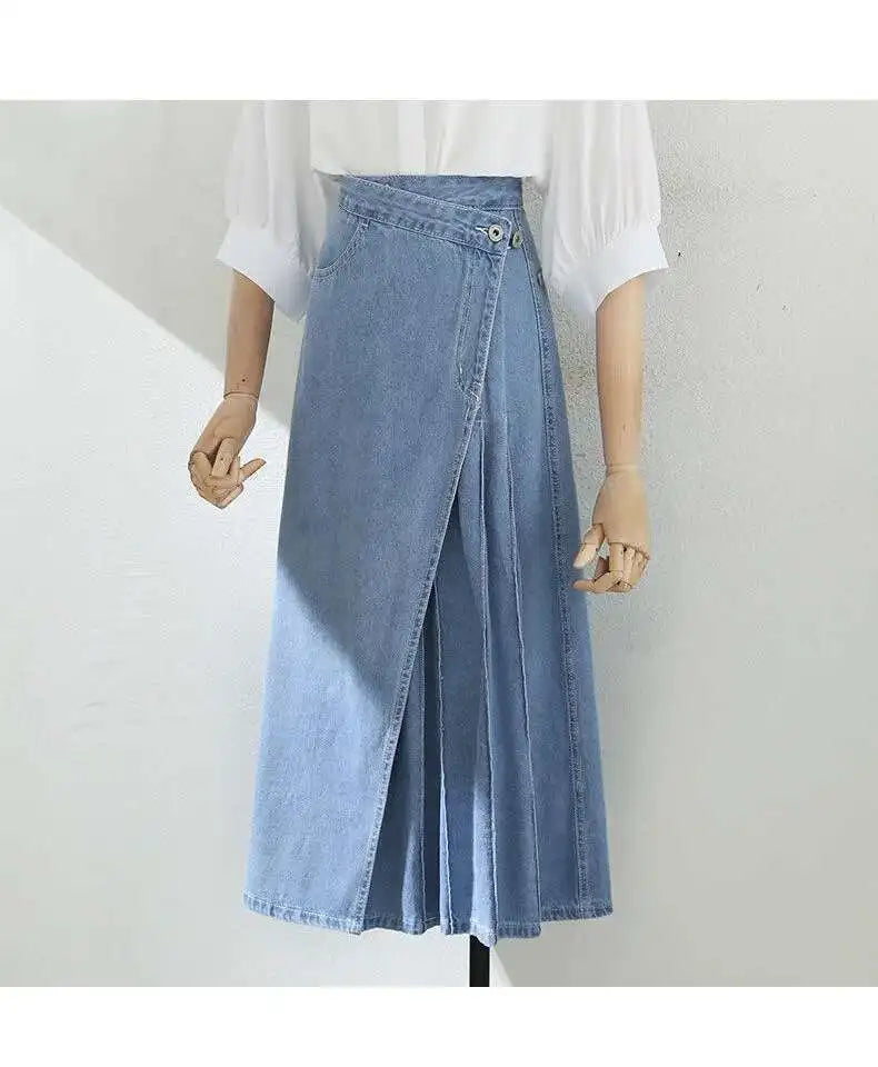 JUPE LONGUE DENIM
