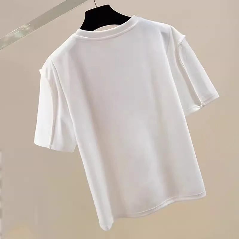 T-SHIRT FLORAL 3D