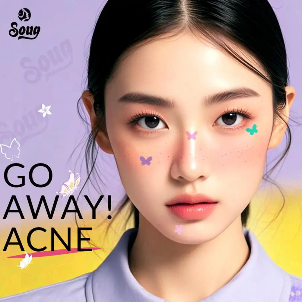 PATCHS ANTI-ACNE BUTTERFLY, AUTOCOLLANTS INVISIBLE