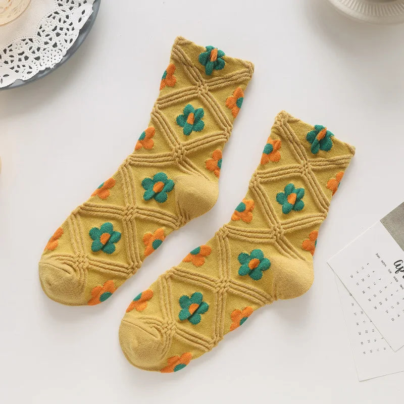 CHAUSSETTES COREENNES A MOTIF