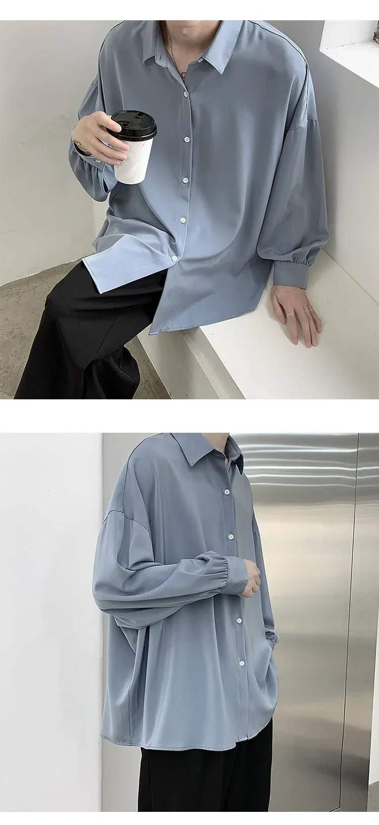 CHEMISE A MANCHES LONGUES CONFORTABLE STYLE COREEN