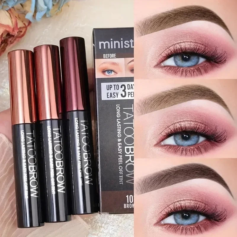 GEL SEMI-PERMANENT,WATERPROOF ET SANS TRANFERT POUR SOURCILS