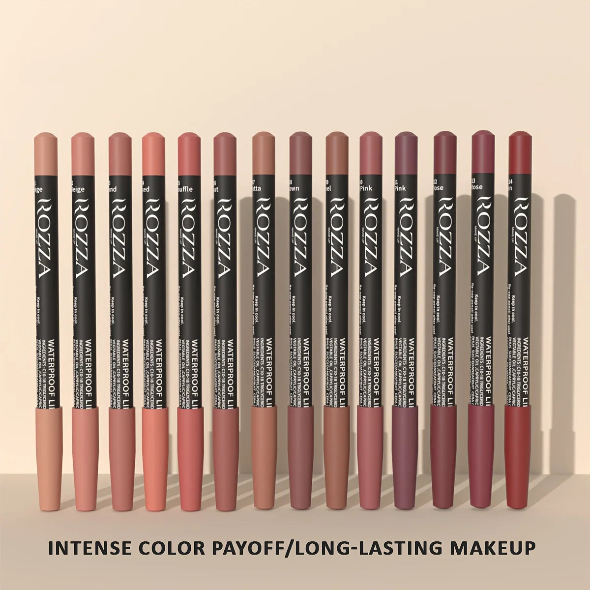 COFFRET DE CRAYONS A LEVRES NUDE WATERPROOF