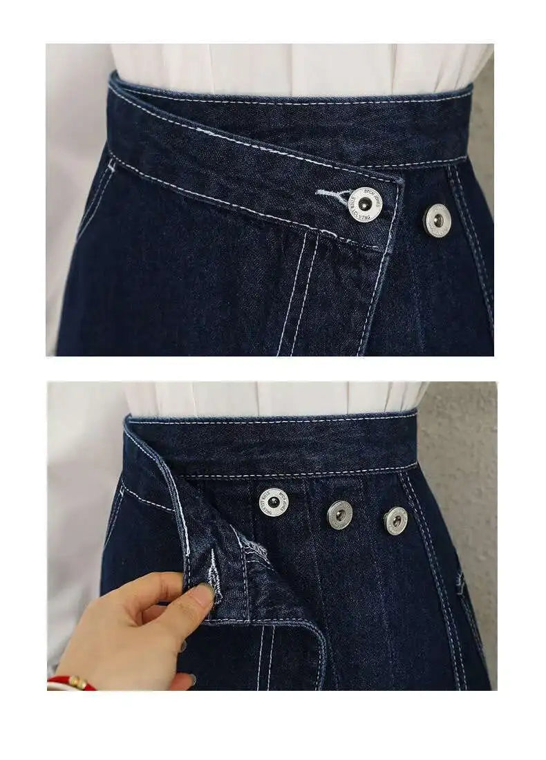JUPE LONGUE DENIM