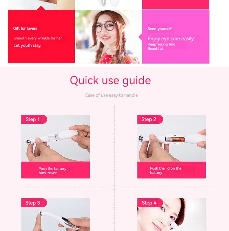 APPAREIL DE MASSAGE ELECTRIQUE POUR LES  YEUX