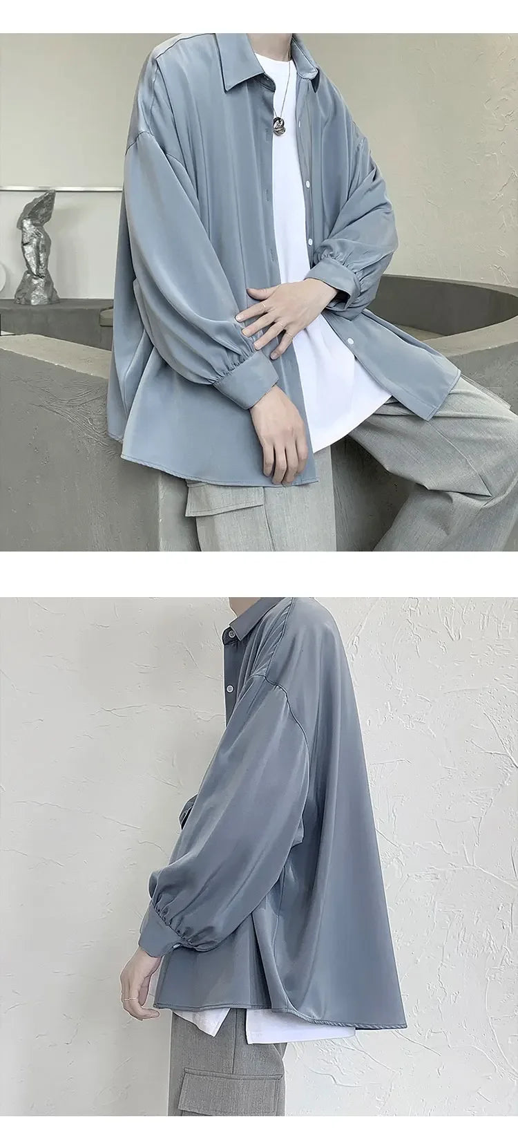 CHEMISE A MANCHES LONGUES CONFORTABLE STYLE COREEN
