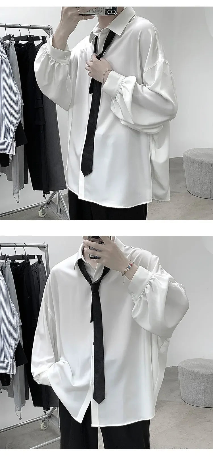 CHEMISE A MANCHES LONGUES CONFORTABLE STYLE COREEN